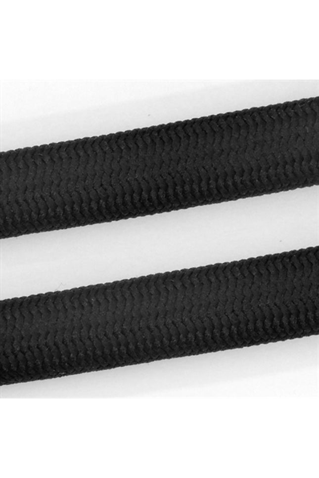 Morso Half Slip Halsband Hond Soft Rope Gerecycled Black Zwart