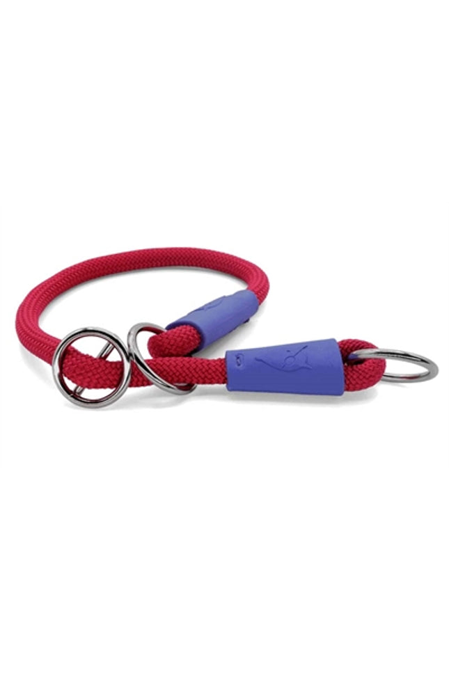 Morso Half Slip Halsband Hond Regular Rope Gerecycled Red Velvet Rood