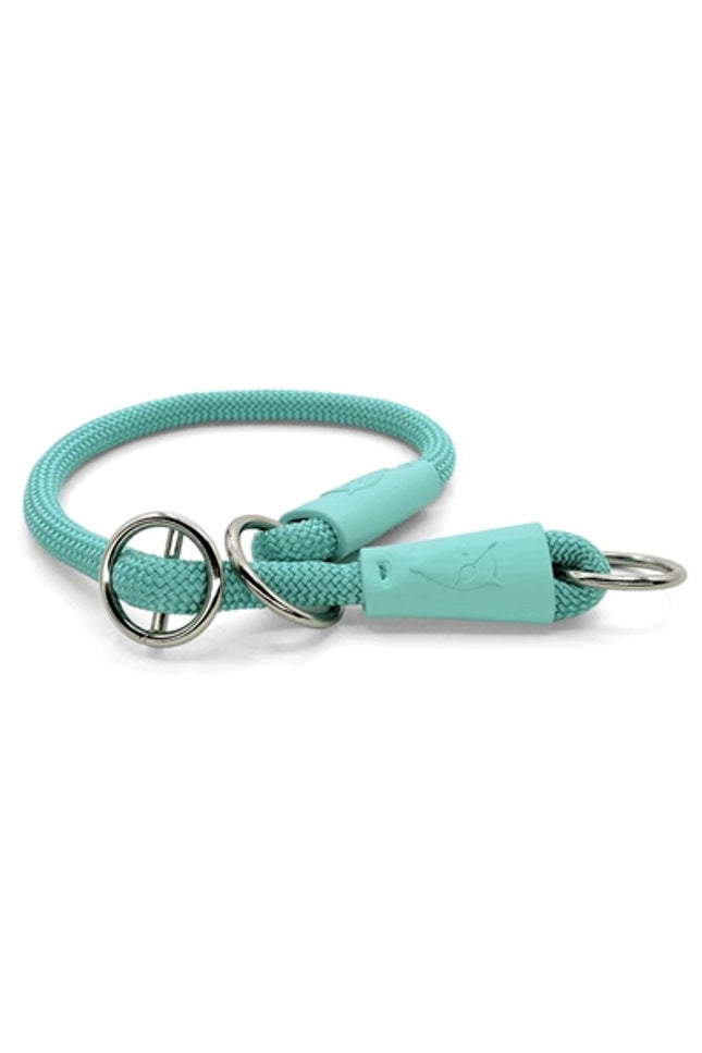 Morso Half Slip Halsband Hond Regular Rope Gerecycled Aquamarine Blauw