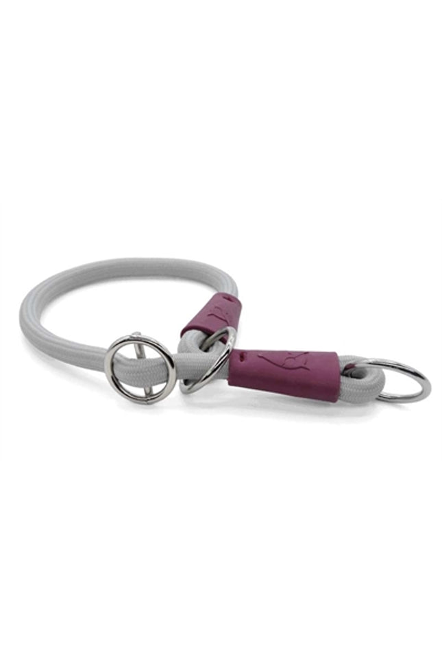 Morso Half Slip Halsband Hond Soft Rope Gerecycled Grey Grijs