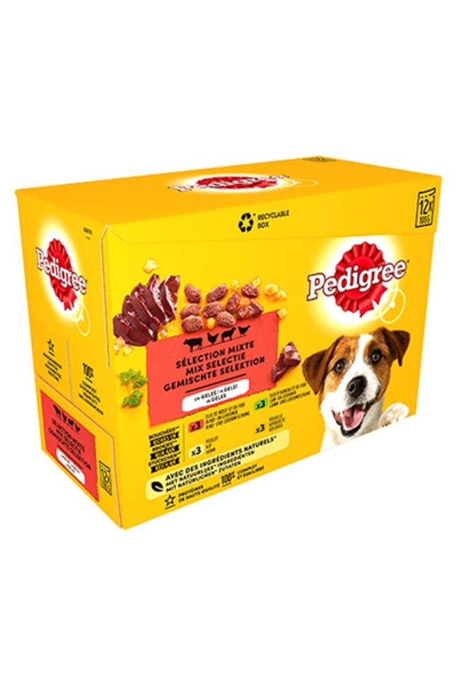 Pedigree Multipack Maaltijdzakjes Favourites In Gelei