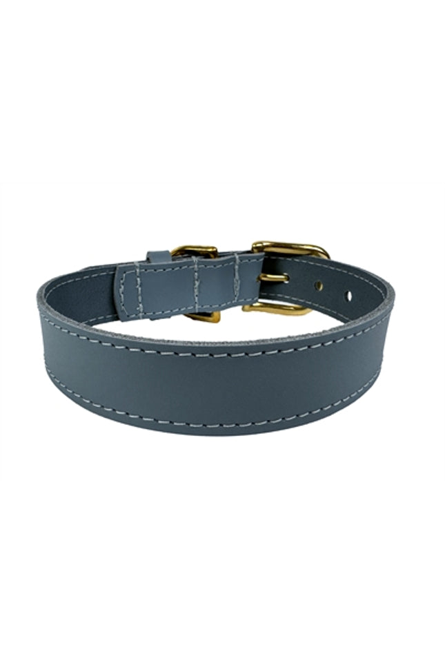 Sazzz Halsband Hond Braveheart Classic Leer Lichtblauw