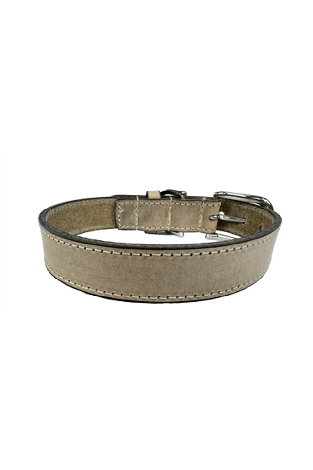 Sazzz Halsband Hond Nomad Vintage Leer Beige