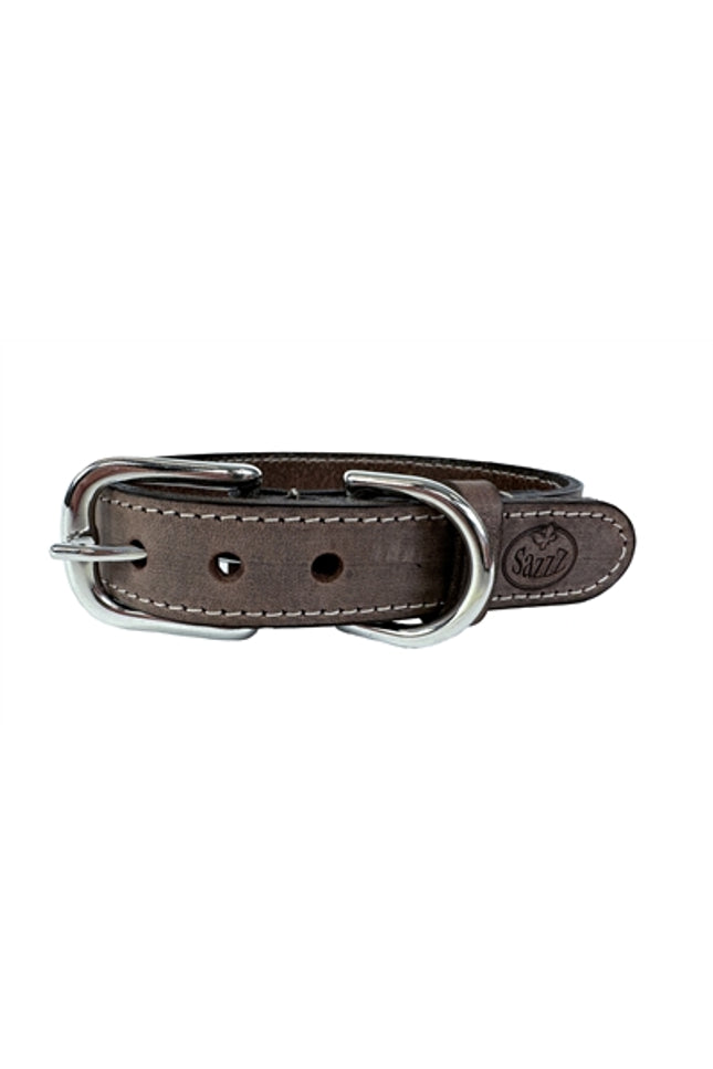 Sazzz Halsband Hond Nomad Vintage Leer Bruin