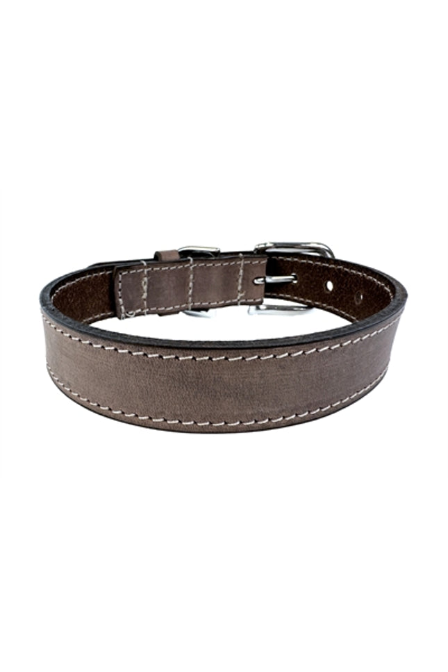 Sazzz Halsband Hond Nomad Vintage Leer Bruin