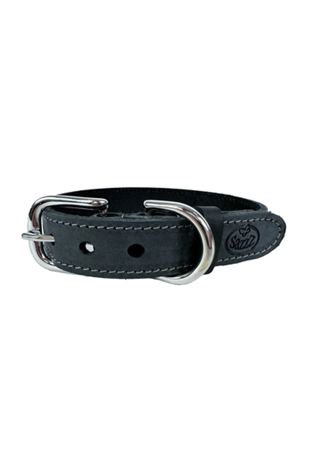Sazzz Halsband Hond Nomad Vintage Leer Antraciet