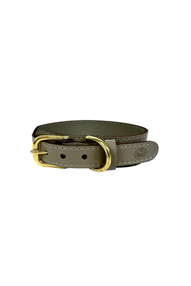 Sazzz Halsband Hond Pioneer Classic Leer Taupe