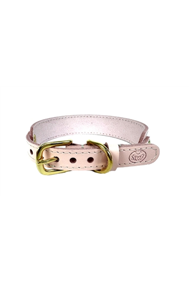 Sazzz Halsband Hond Sweetie Classic Leer Roze