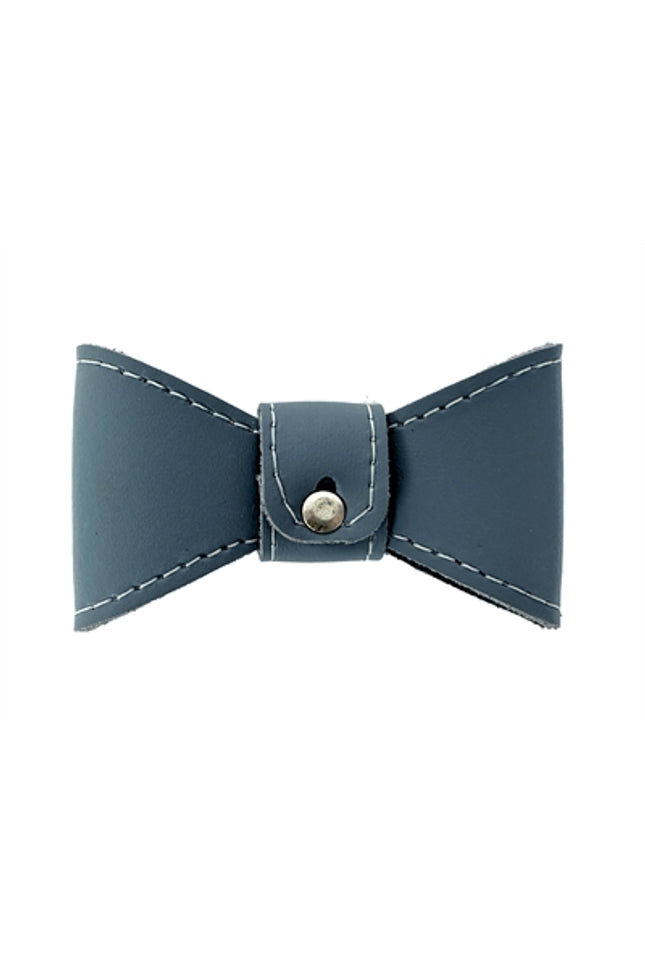 Sazzz Vlinderstrik Glamper Classic Leer Lichtblauw