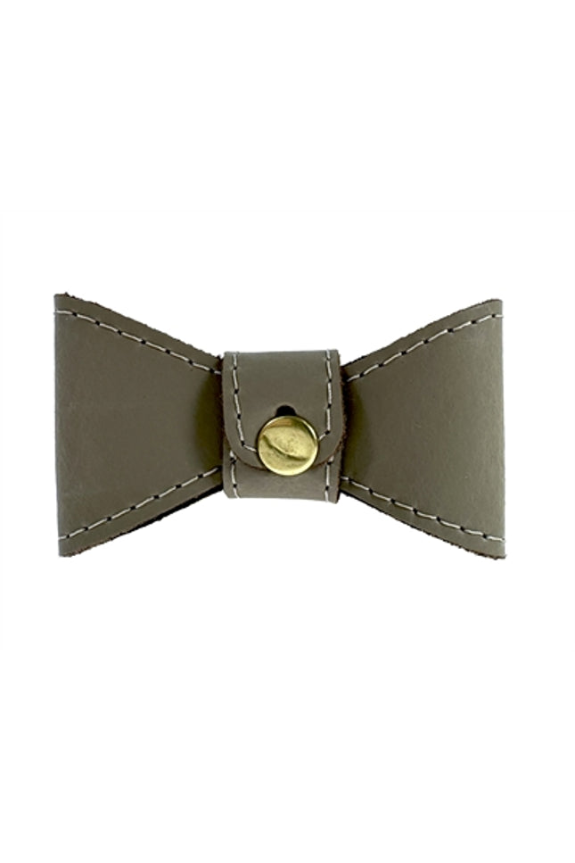 Sazzz Vlinderstrik Glamper Classic Leer Taupe