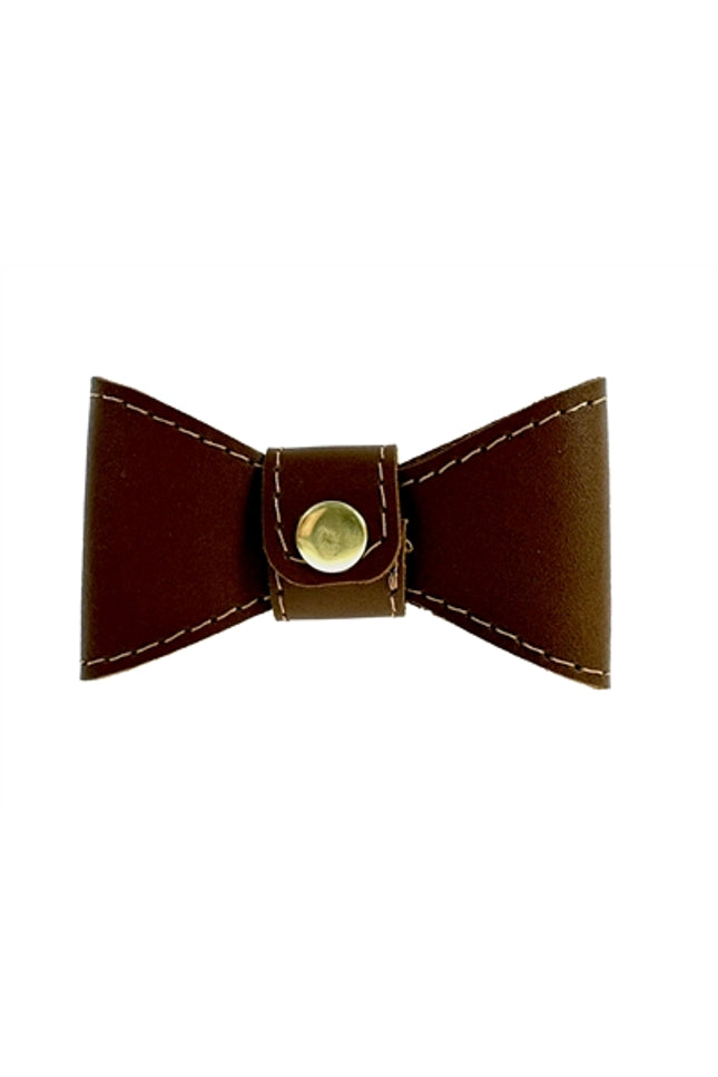 Sazzz Vlinderstrik Glamper Classic Leer Zadel Bruin