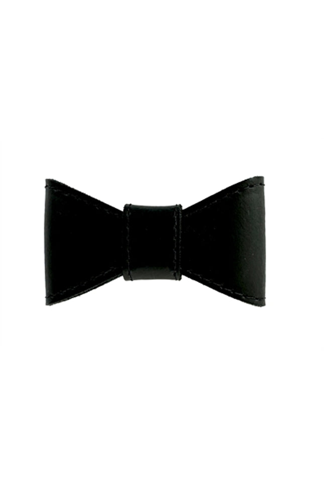 Sazzz Vlinderstrik Glamper Classic Leer Zwart