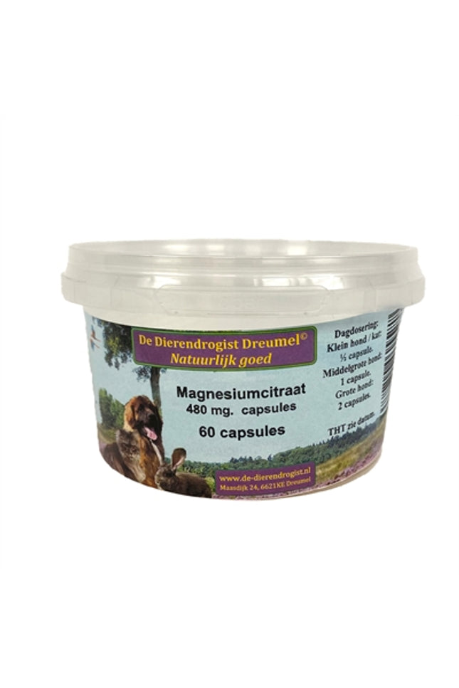Dierendrogist Magnesium Citraat Capsules