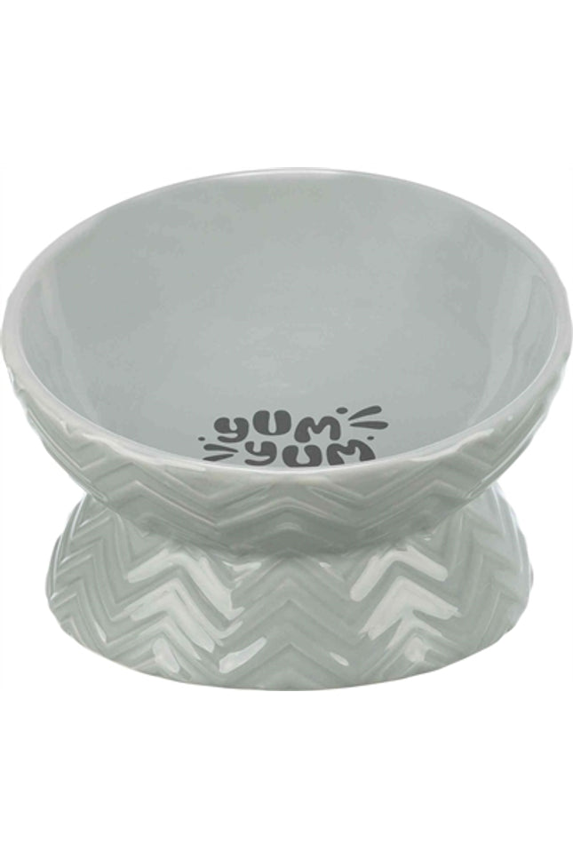 Trixie Verhoogde Voerbak / Waterbak Keramiek Grijs