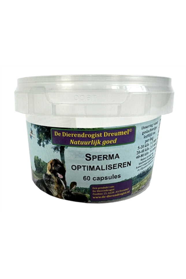 Dierendrogist Sperma Optimaliseren Capsules