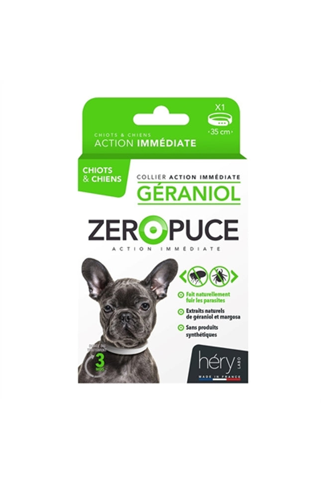 Martin Hery Zeropuce Vlooienband Hond Geraniol Zonder Chemicalien