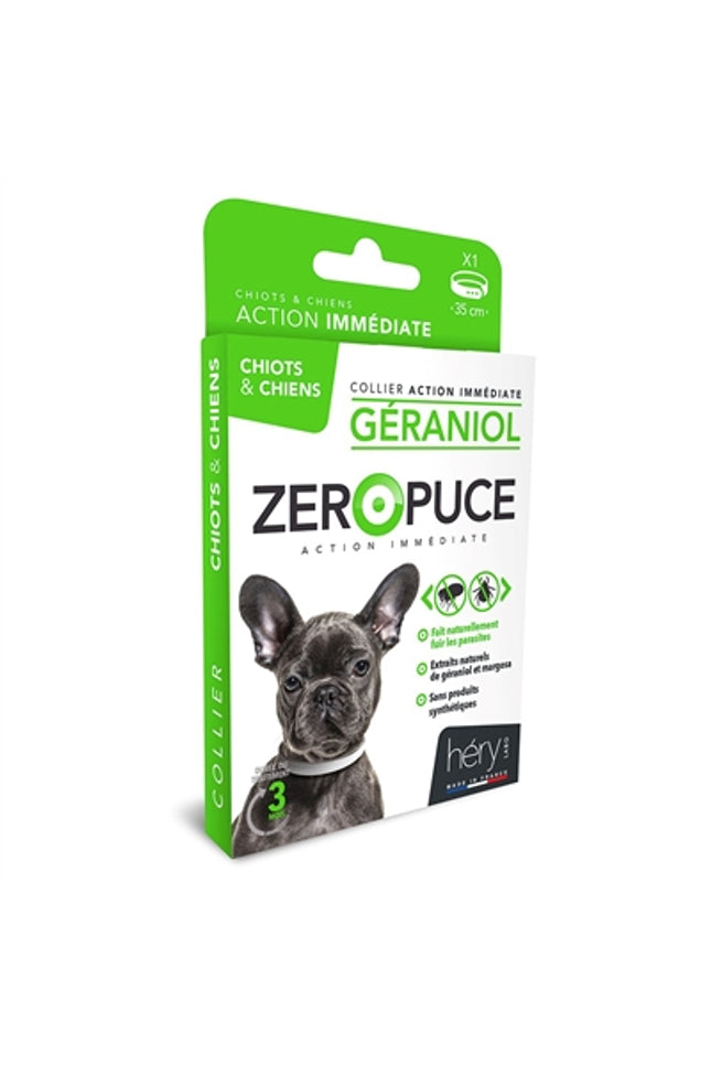 Martin Hery Zeropuce Vlooienband Hond Geraniol Zonder Chemicalien