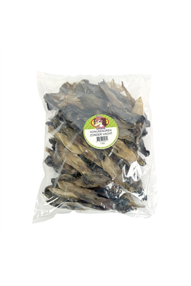 Petsnack Konijnenoren Zonder Vacht