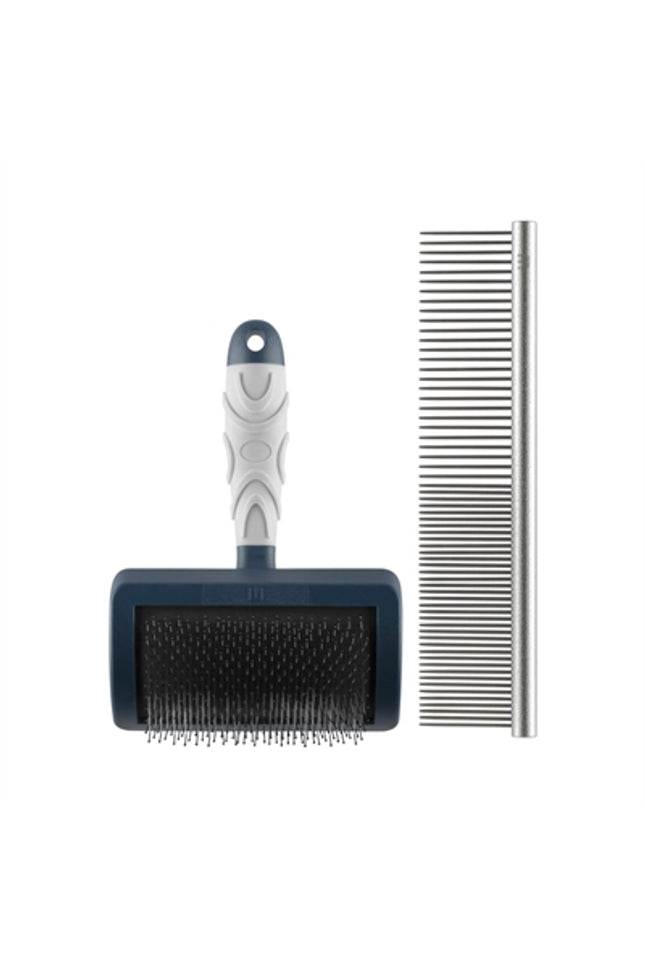 Mikki Doodle Grooming Kit Met Kam En Slickerborstel