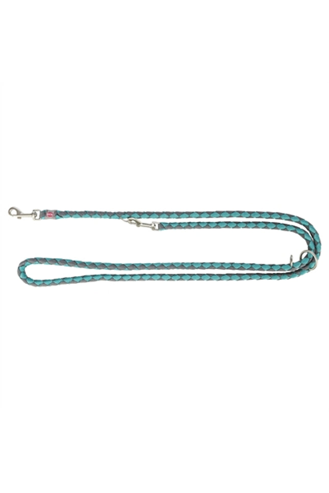 Trixie Hondenriem Cavo Verstelbaar Aqua / Grafiet Grijs