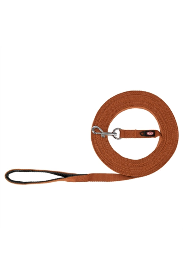 Trixie Hondenriem Sleeplijn Katoen Roest Bruin