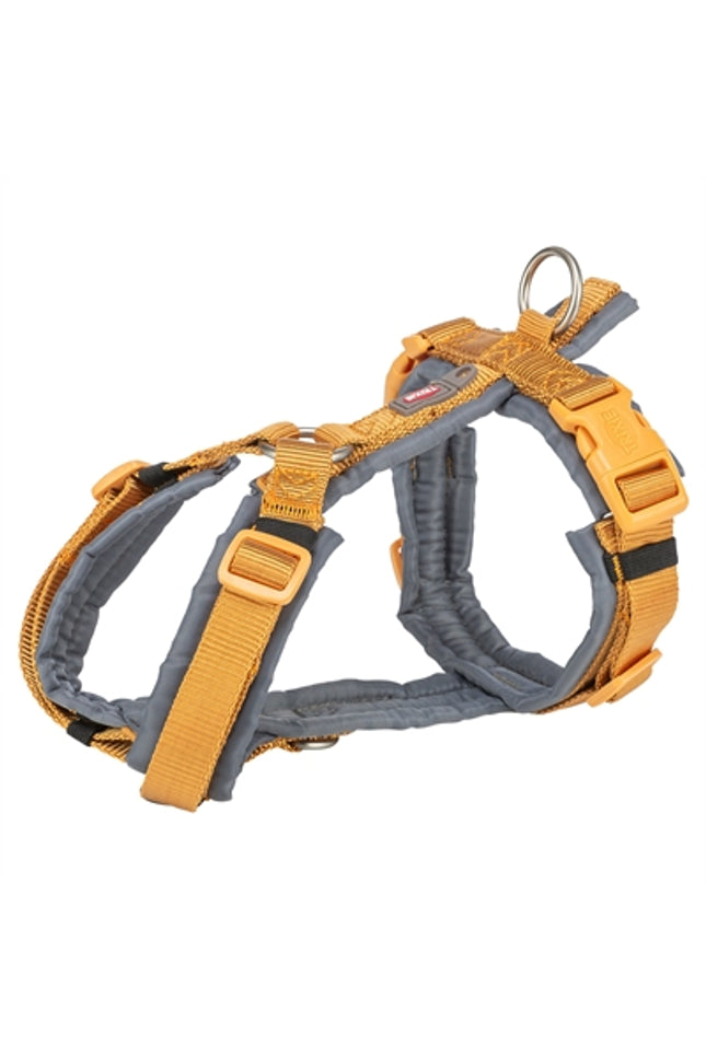 Trixie Hondentuig Premium Trekking Curry Geel / Grafiet Grijs