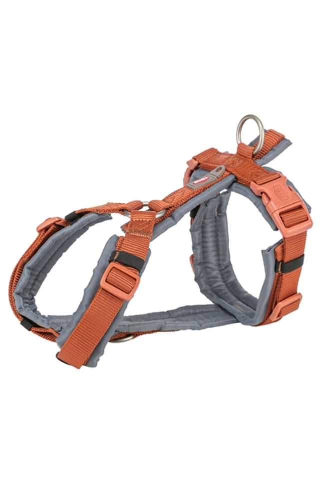 Trixie Hondentuig Premium Trekking Roest Bruin / Grafiet Grijs