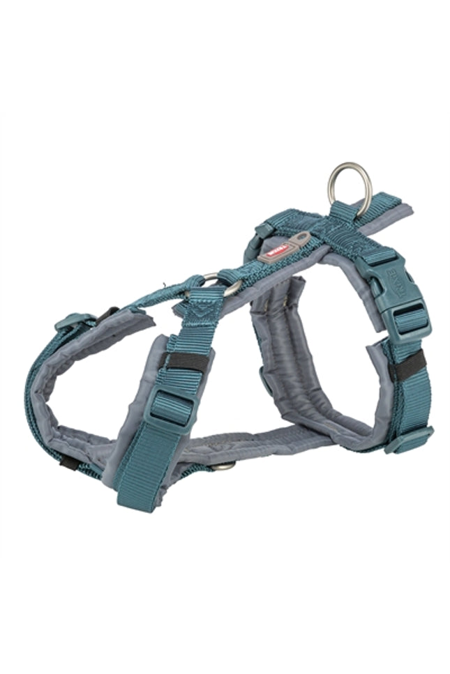 Trixie Hondentuig Premium Trekking Petrol Blauw/ Grafiet Grijs