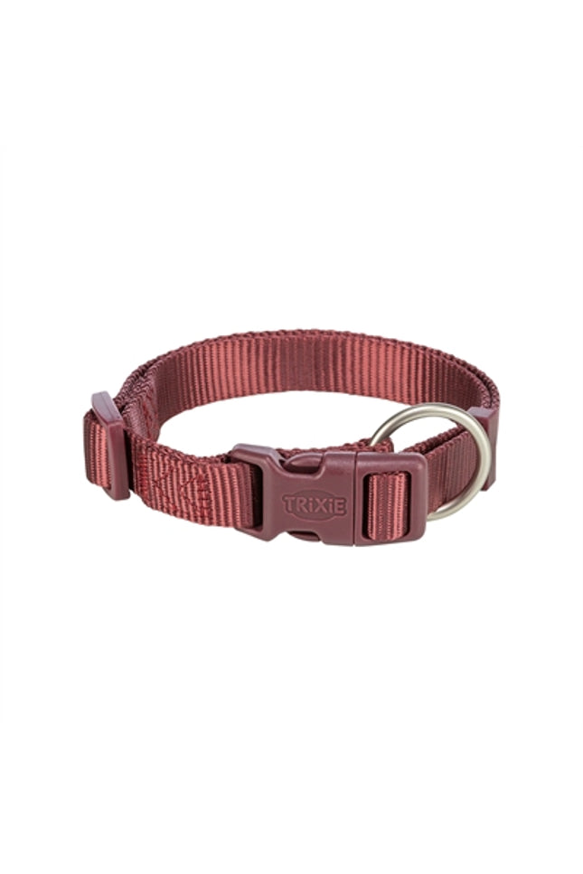 Trixie Halsband Hond Premium Sangria Rood