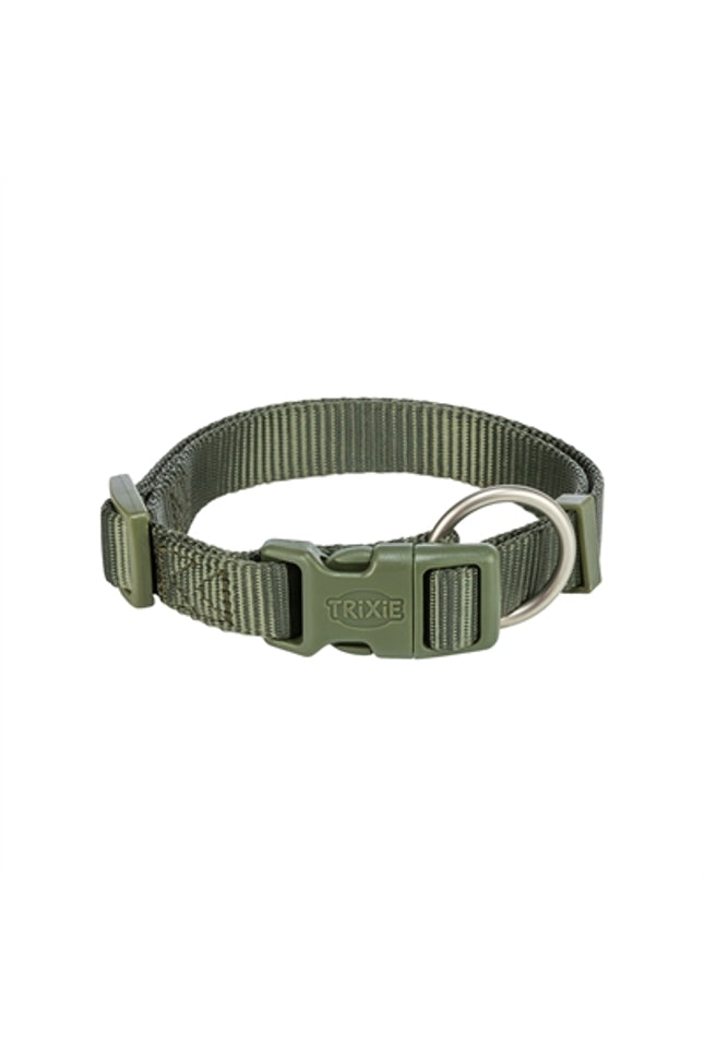 Trixie Halsband Hond Premium Olijfgroen