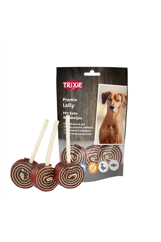 Trixie Premio Lolly Met Eend En Kabeljauw