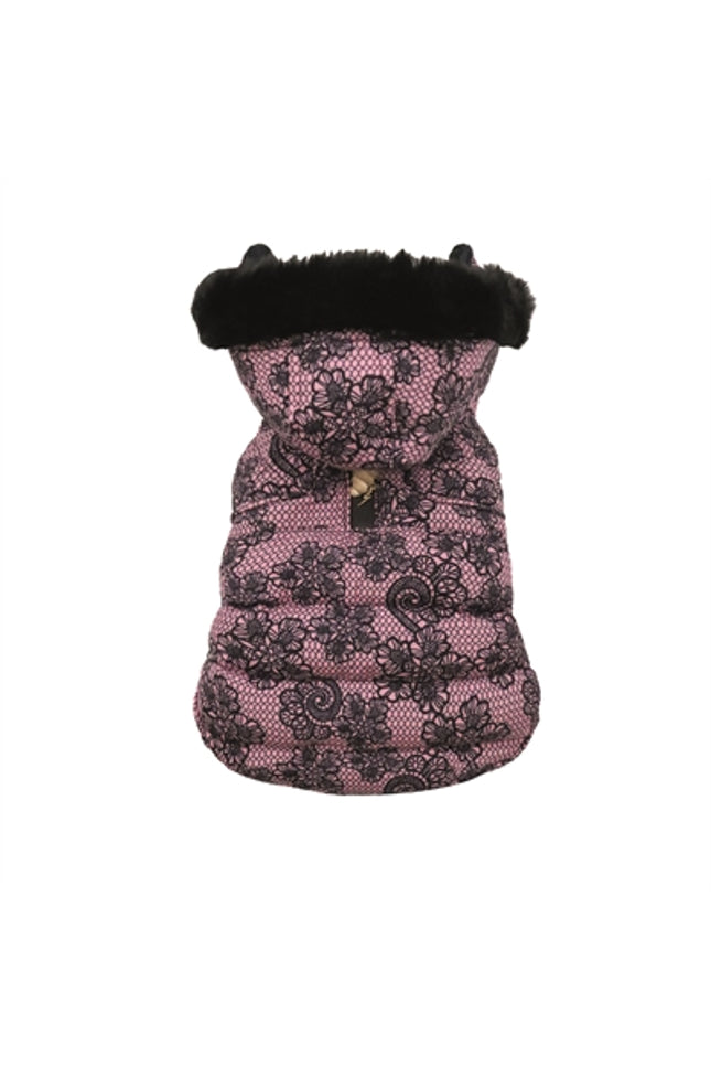 Croci Hondenjas Lacy Gevoerd Roze