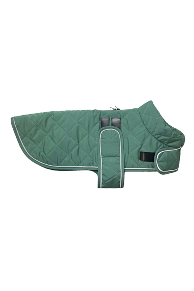 Happy Pet Hondenjas Go Walk Quilted Classic Teal Groen