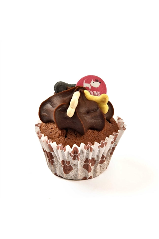 The Barking Bakery Vanilla Woofin Met Carob Glazuur