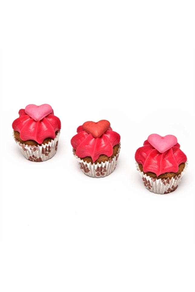 The Barking Bakery I Woof You Valentine Mini Iced Woofins Trio Assorti