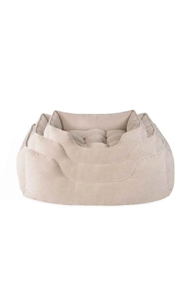 Rosewood 40 Winks Hondenmand Cord Ribstof Beige