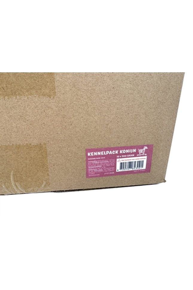 Freds Gestoomd Vers Vlees Worst Kennelpack Konijn Graan En Glutenvrij