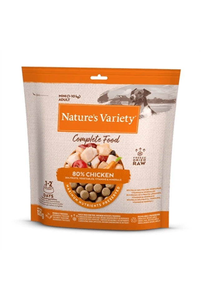 Natures Variety Freeze Dried Complete Mini Adult 1-10 Kg Chicken