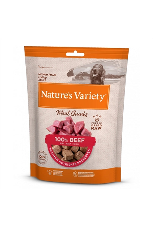 Natures Variety Freeze Dried Chunks Beef