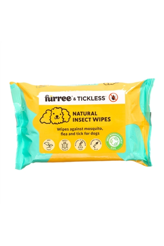 Furree Natural Insect Wipes
