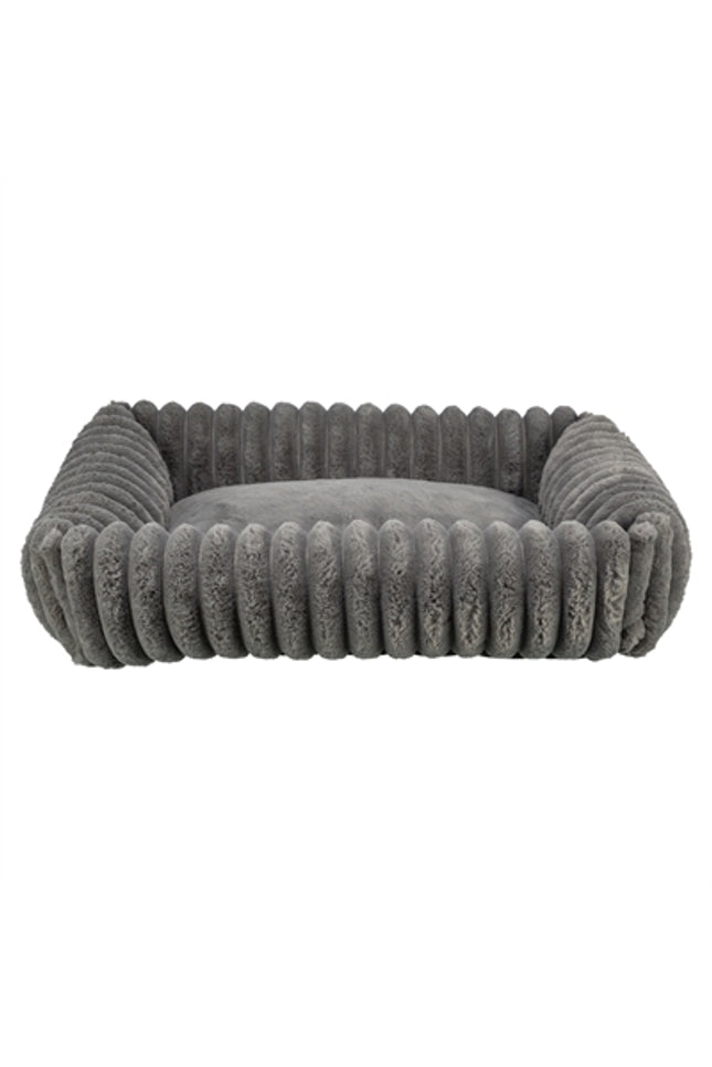 Trixie Hondenmand Lonni Ribfluweel Hoekig Grijs