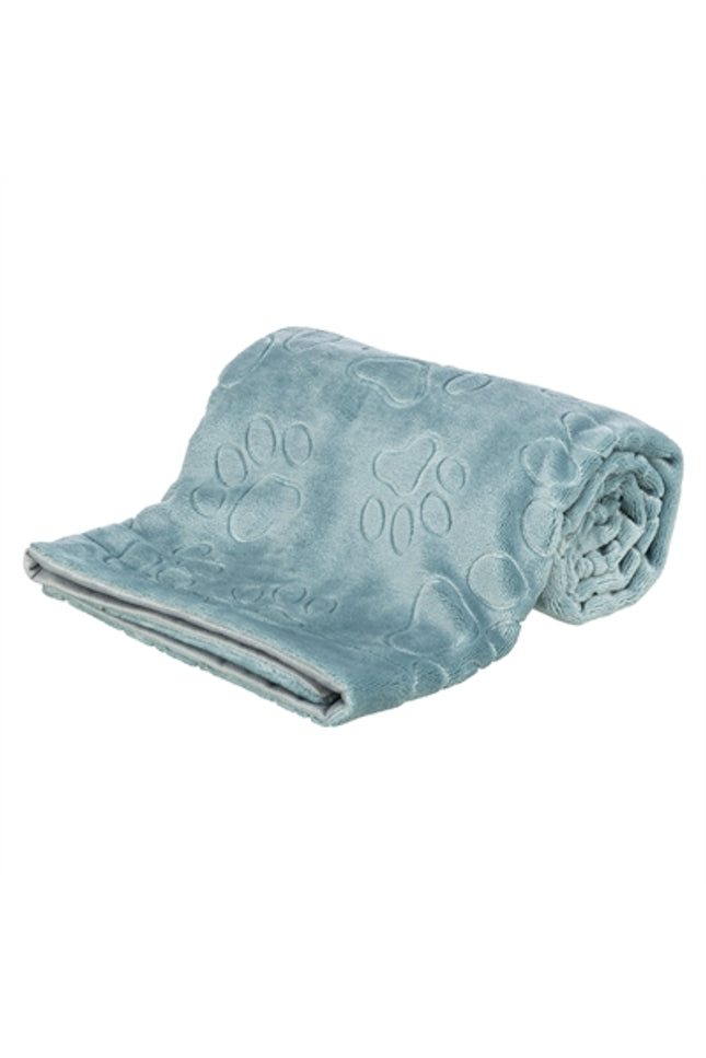 Trixie Hondendeken Barry Softpluche Blauw / Grijs