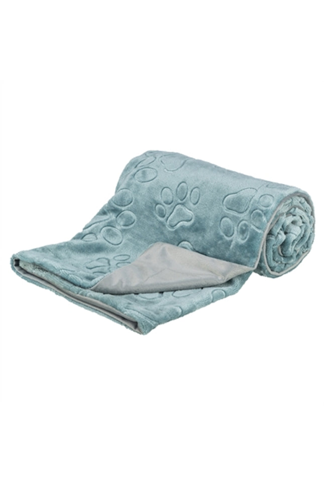 Trixie Hondendeken Barry Softpluche Blauw / Grijs