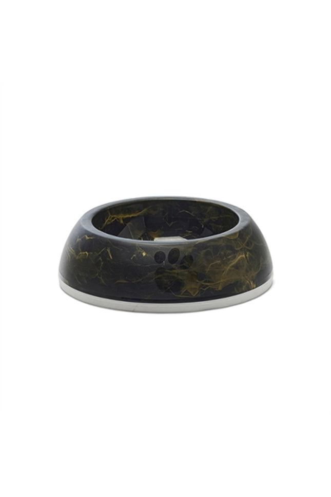 Savic Voerbak Delice 1 Marble Zwart / Goud