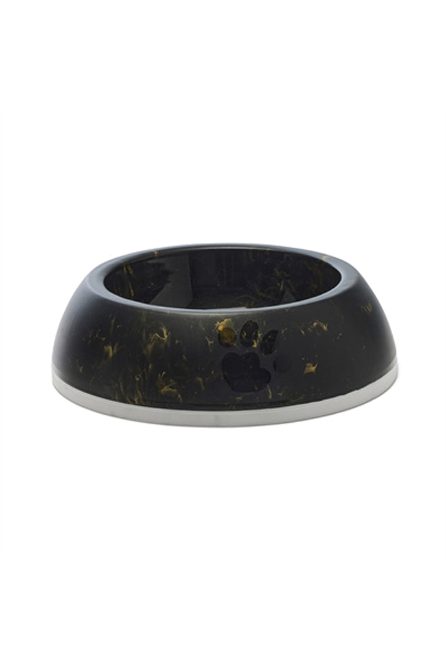 Savic Voerbak Delice 3 Marble Zwart / Goud