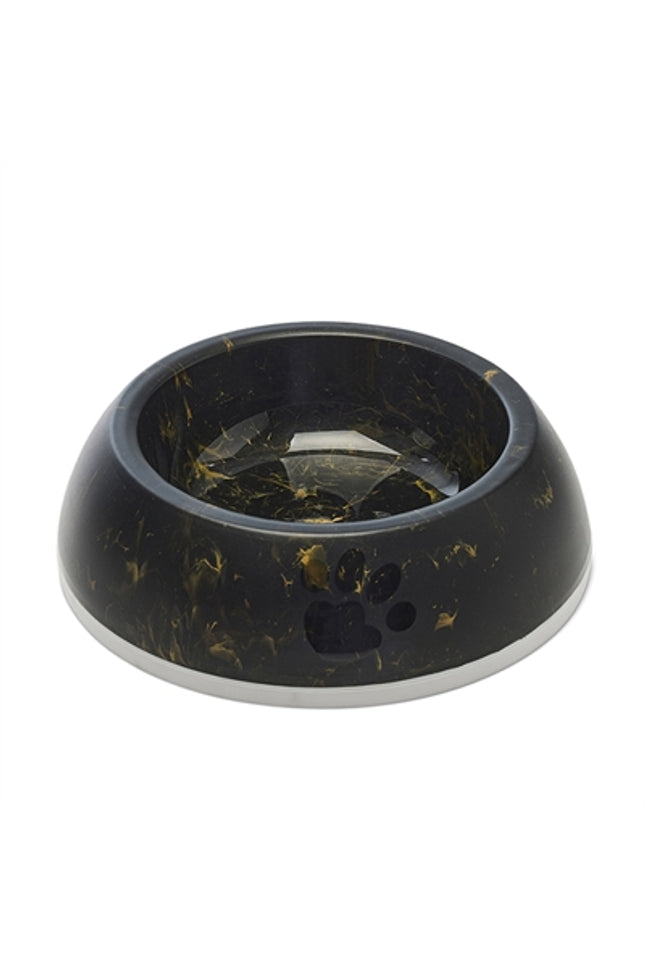 Savic Voerbak Delice 3 Marble Zwart / Goud