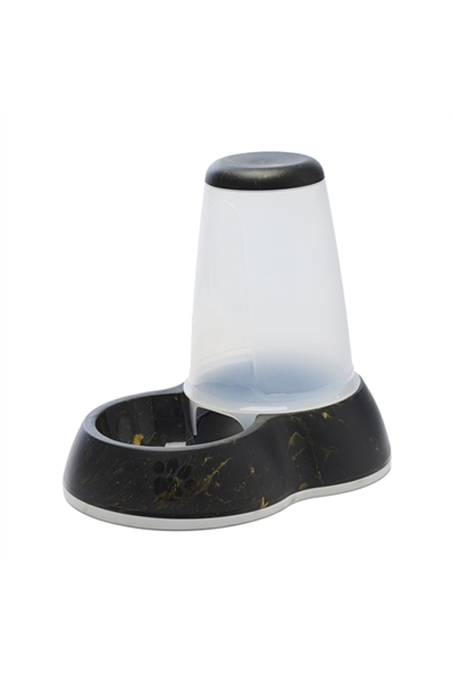 Savic Voerdispencer Loop Marble Zwart / Goud