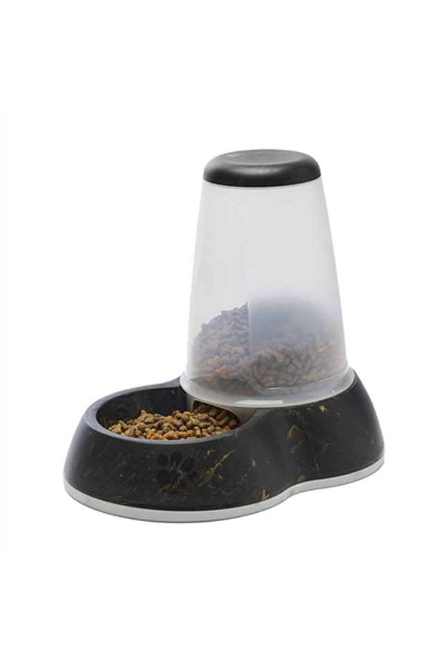 Savic Voerdispencer Loop Marble Zwart / Goud