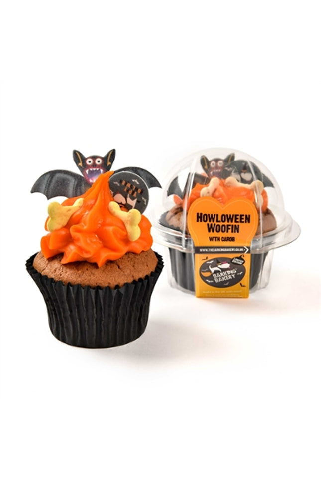 The Barking Bakery Carob Woofin Met Oranje Glazuur