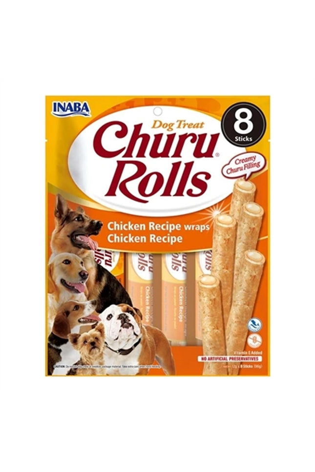 Inaba Dog Churu Rolls Chicken Recipe Wraps